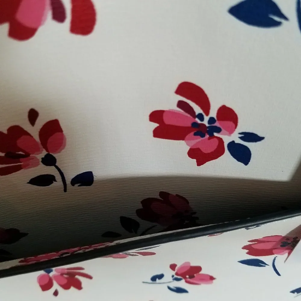 MAKE AN OFFER kate spade Cara Garden Toss Multi Floral New White Condition NWT - Picture 10 of 14